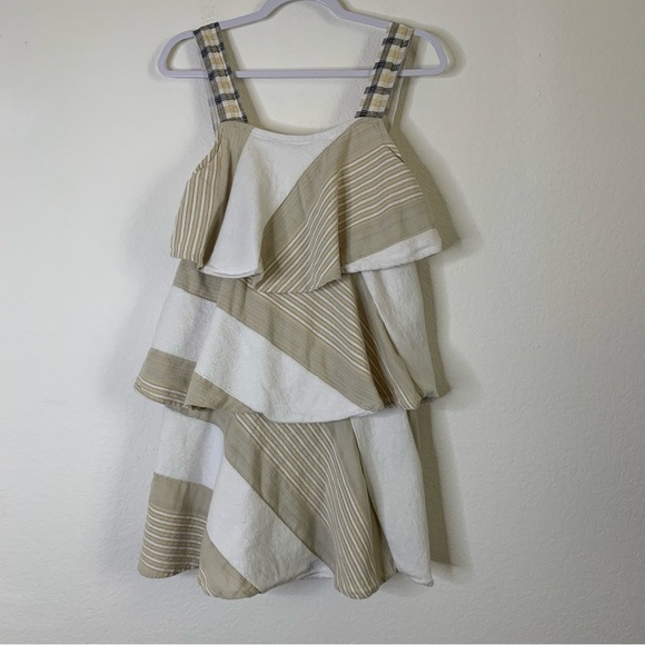 Ace & jig Womens Simone tiered mixed print mini dress XS - Picture 2 of 10